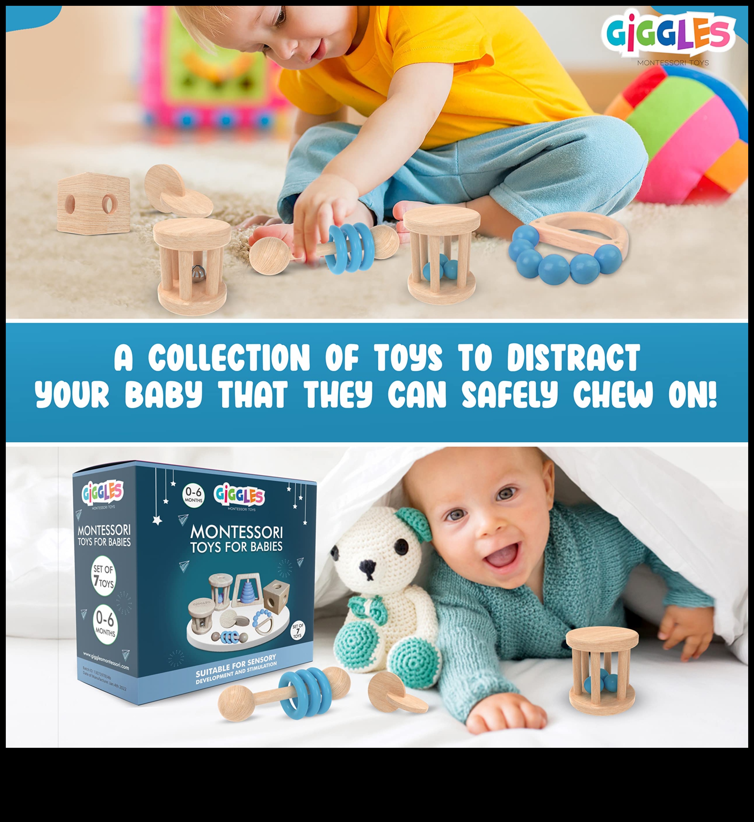 Giggle Gear הצעצועים החיוניים לתינוק שמח 5 Giggle Gear: יסודות שובבים לתינוקות מאושרים