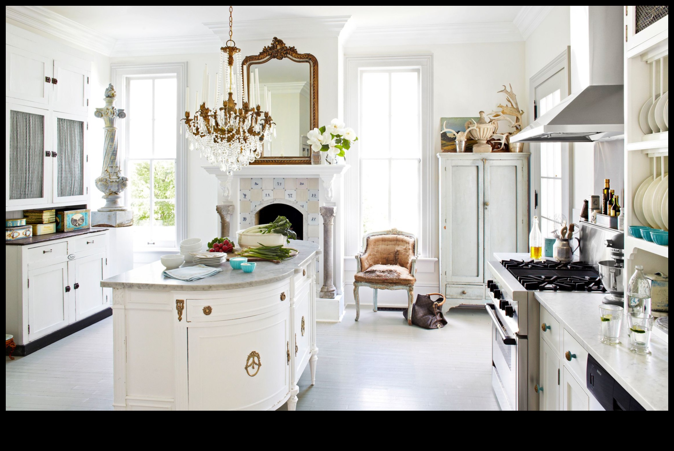 עיצוב מטבח כפרי צרפתי חלל מקסים ומסביר פנים 5 השראה לעיצוב מטבח כפרי צרפתי