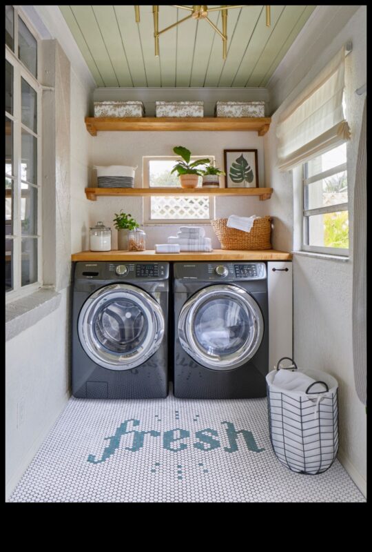 טיפים לעיצוב חדר כביסה מסוגנן