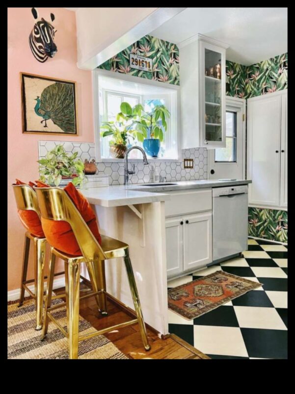עיצוב מטבח אקלקטי לאווירה שובבה